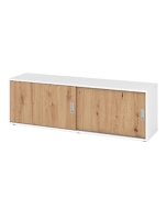 Niedriges Sideboard mit Schiebetüren 'Hit' - 1,5 OH