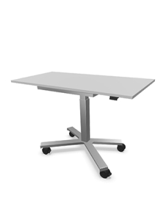 Höhenverstellbarer Mini-Schreibtisch 'NZ20' mit Fußkreuz - 115 x 55 cm
