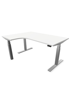 Steh-Sitz-Eckschreibtisch 'NZ20' - 160 cm breit