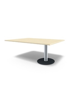 Konferenztisch 'Symposium' - Einzelelement mit 1 Fuß - 180 x 120 cm