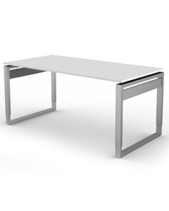 Schreibtisch 'B-One' - 160 x 80 cm mit Schwebeplatte - weiß