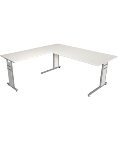 Höheneinstellbarer Eckschreibtisch 'B-Frame' - 180 x 180 cm