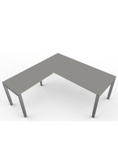 Eckschreibtisch 'B-Stage' - 180 x 180 cm mit Schwebeplatte