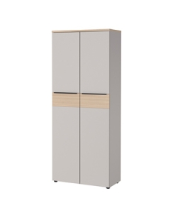 Büroschrank 5 OH 'Asturia' - Kaschmir und Lindbergeiche