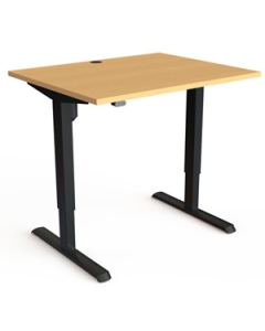 Höhenverstellbarer Schreibtisch 'ConSet 501-33' - 100 x 80 cm