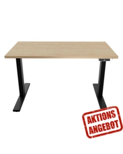 Steh-Sitz-Tisch Bisley 'E-WonderTech' - 140 x 80 cm