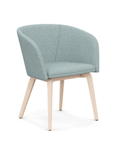 Eleganter Sessel mit Holzgestell 'Nost-Naudu'