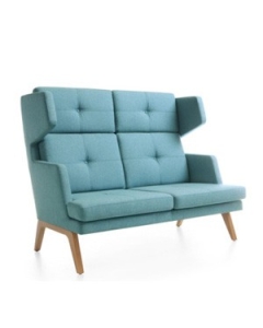 Sofa 'Retro-O' mit hoher Rückenlehne - 2-Sitzer