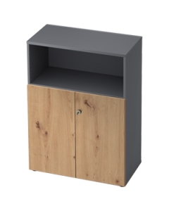 Kombi-Aktenschrank 'Hit-Paso' - Flügeltüren und Fach