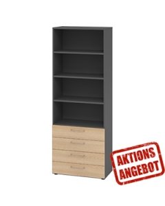 Breiter Modulschrank mit Schubladen 'Hit-Neo' - 6 OH