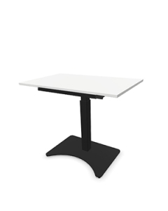 Höhenverstellbarer Mini-Schreibtisch 'NZ20' mit Fußplatte - 90 x 55 cm
