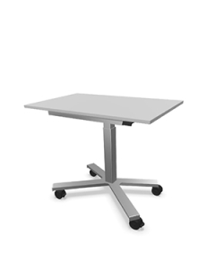 Höhenverstellbarer Mini-Schreibtisch 'NZ20' mit Fußkreuz - 90 x 55 cm