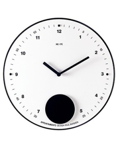 Rexite Wanduhr 'Appuntamento' weiß