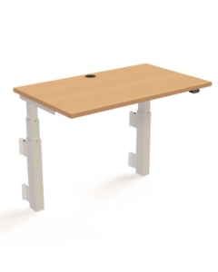 Kleiner Wandschreibtisch mit Höhenverstellung 'ConSet 501-39' - 100 x 60 cm