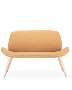 Modernes 2-Sitzer-Sofa 'Nost-Tilkka' mit Holzgestell