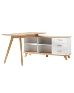 Bürotisch mit Sideboard 'Nordy'