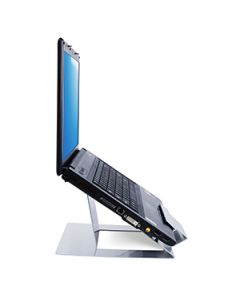 Zusammenklappbarer Laptop Stand 'Addit 388' - silbern