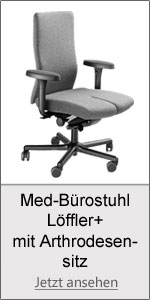 Med-Bürostuhl Löffler+ mit Arthrodesensitz