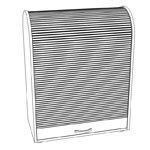 Rollladenschrank 'Modular' - Rollladeneinzug nach oben Rollladenschrank 'Modular' - Rollladeneinzug nach oben