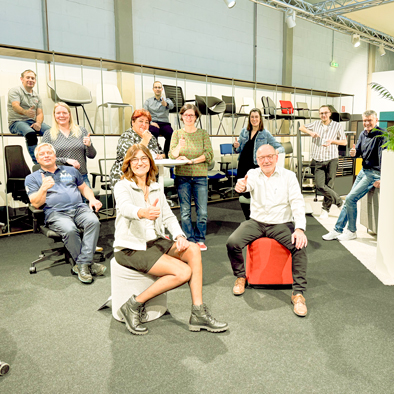 Hela-Team im Showroom Hela-Team