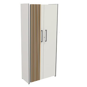 Fl&uuml;gelt&uuml;renschrank mit Akustikpaneel - 5 OH