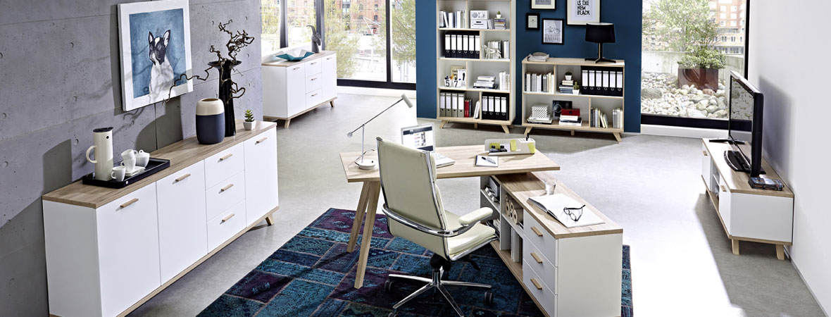 Büromöbel-Serie Home-Office 'Nordy'