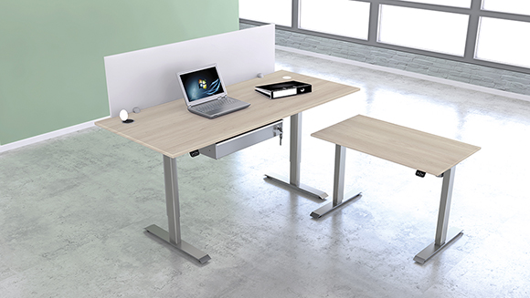 Büromöbel-Serie Steh-Sitz Tische 'B-Clever'