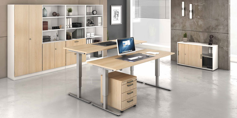 Büromöbel-Serien Steh-Sitz Tische 