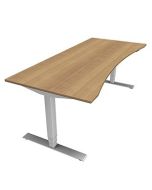 Steh-Sitz-Tisch SPINE³ Freiform - 200 cm