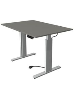 Steh-Sitz-Tisch 'B-Silver' - 120 x 80 cm