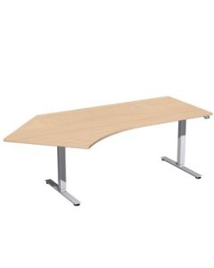Höhenverstellbarer Schreibtisch 'Smart-Elektro' - Winkelform 135°