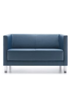 Blau Beige // sidde 02 Sofa Lounge-Möbel Wartebereich Schwarz 